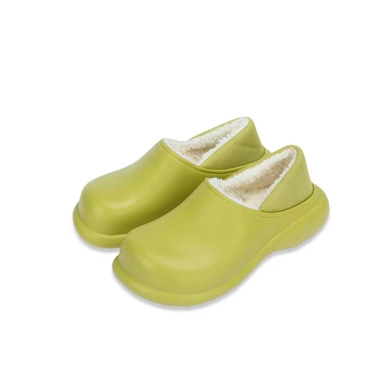 Thick-Soled Cotton Slippers